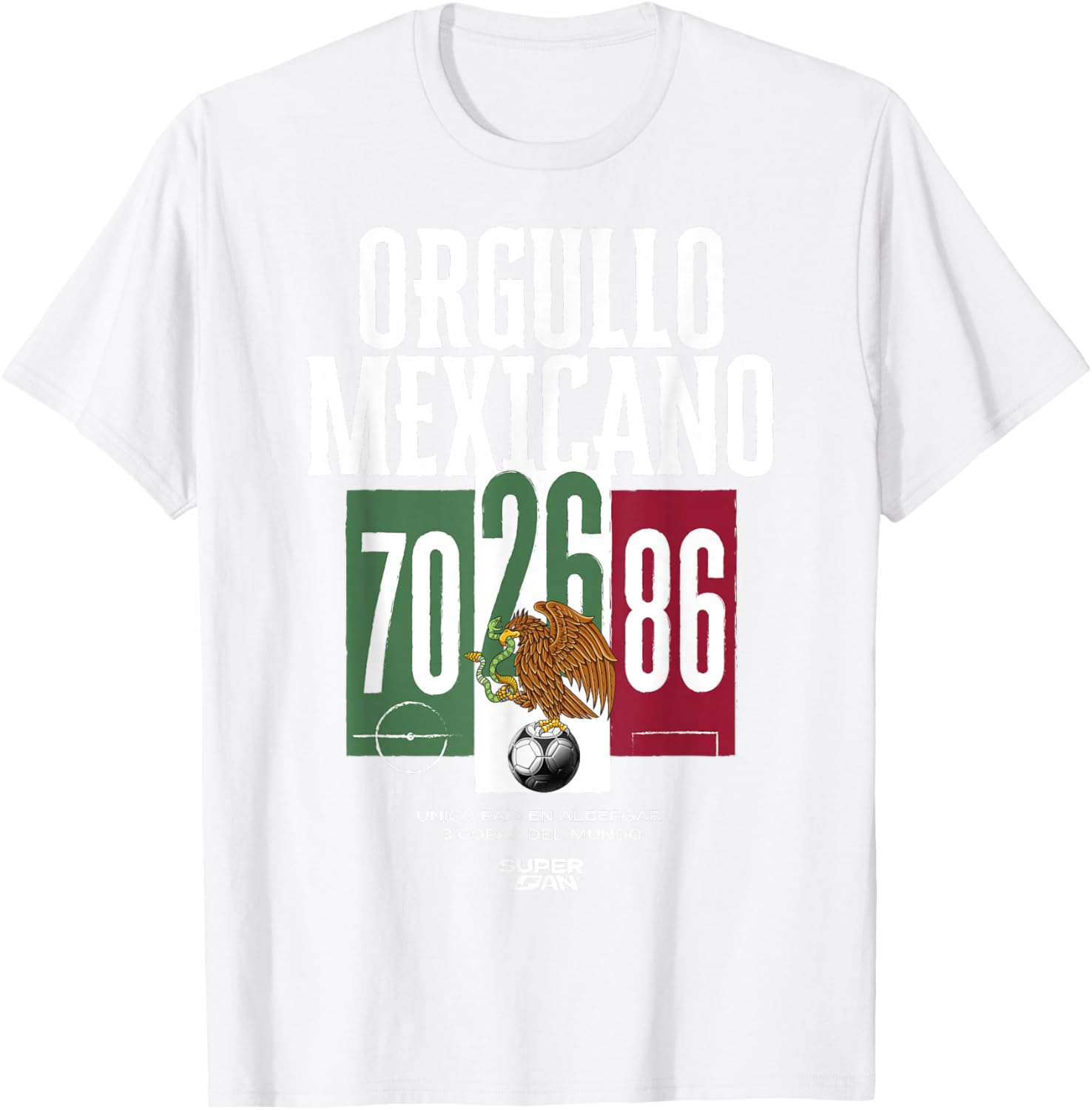 2026 Mexico Soccer Fan World Cup T-Shirt - T-Shirt | White