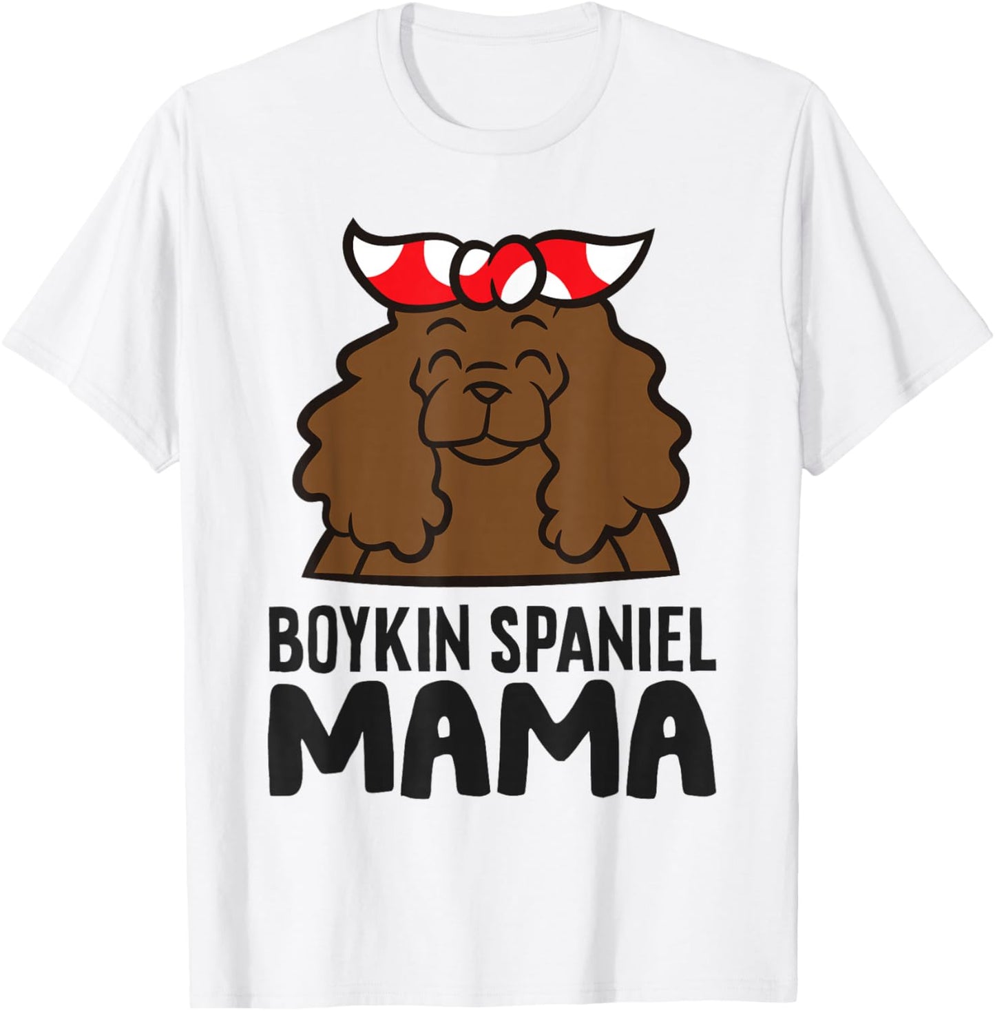 Boykin Spaniel Mama T-Shirt - T-Shirt | White