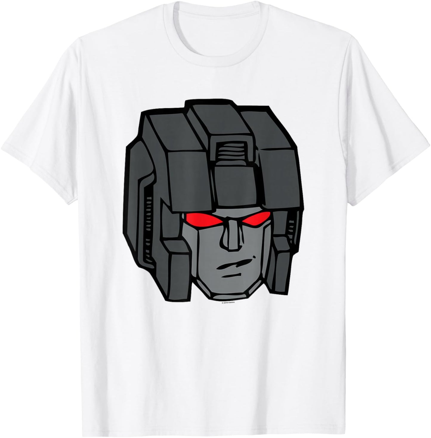 Transformers Starscream Head T-Shirt - T-Shirt | White