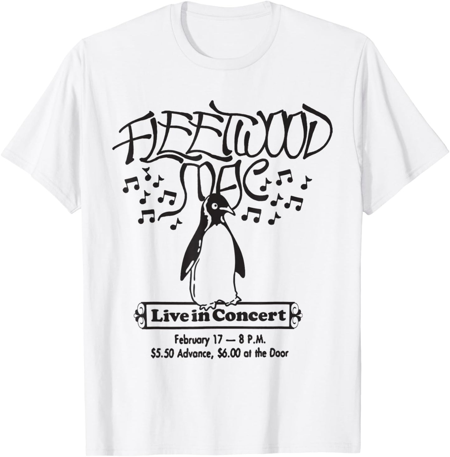 at The Door Penguin T-Shirt - T-Shirt | White