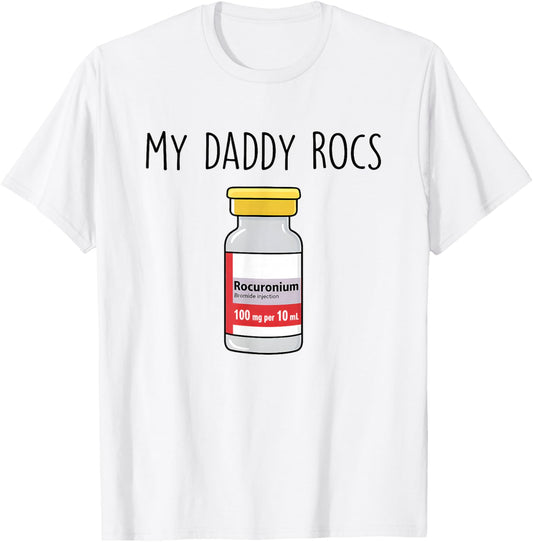 CRNA Critical Care Son Daughter Father's Day Toddler Kids T-Shirt - T-Shirt | White