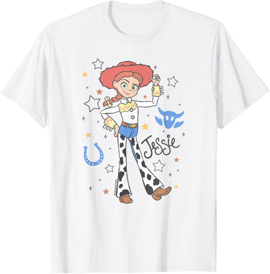 Disney Pixar Toy Story Jessie's Signature Portrait T-Shirt - T-Shirt | White