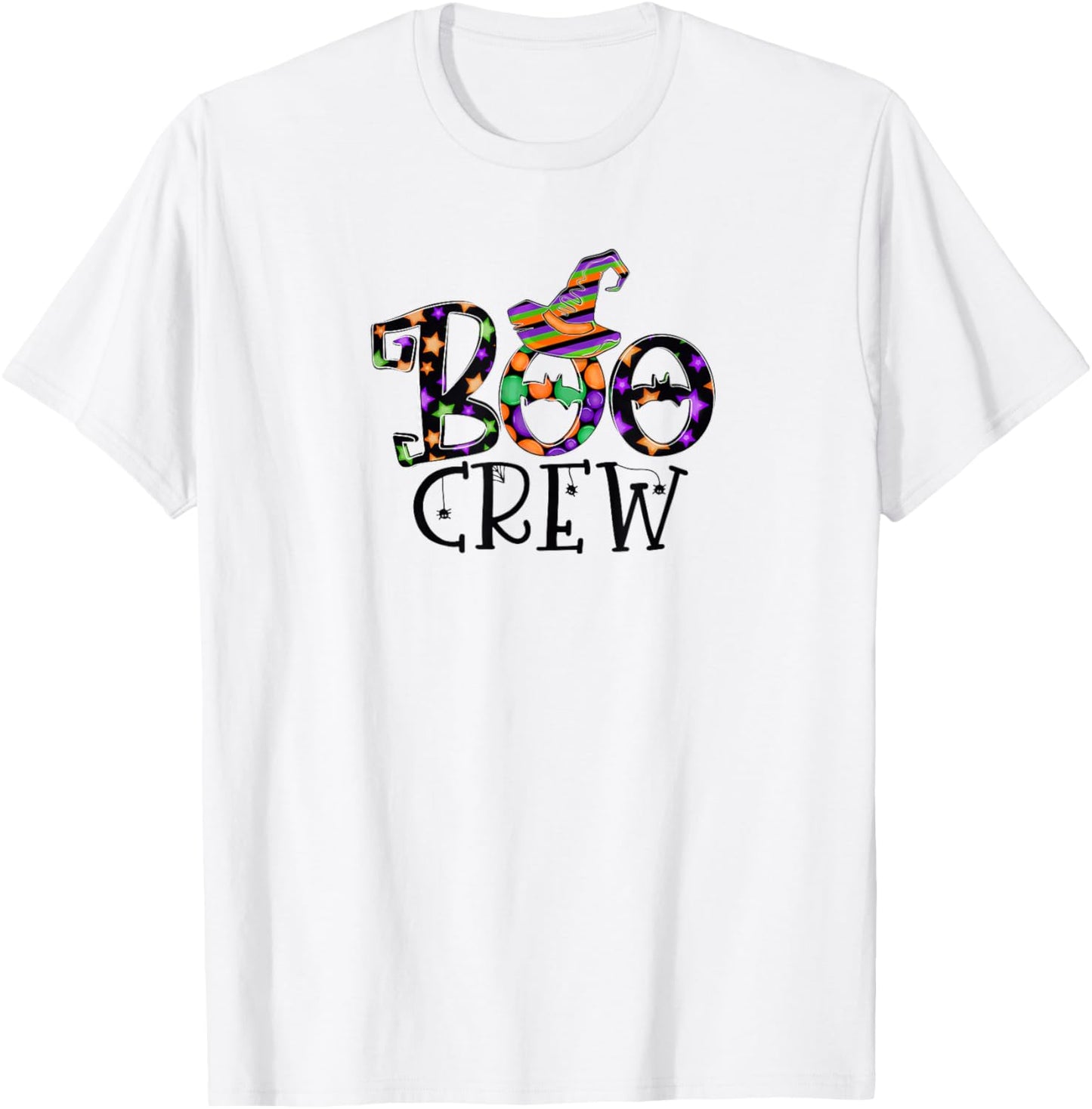 Boo Crew Halloween T-Shirt - T-Shirt | White