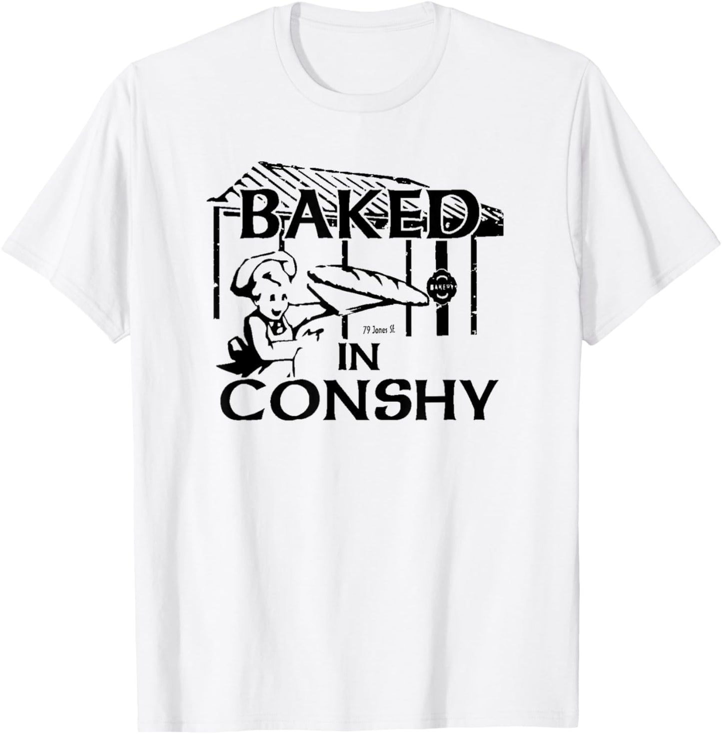 Baked in Conshy T-Shirt - T-Shirt | White