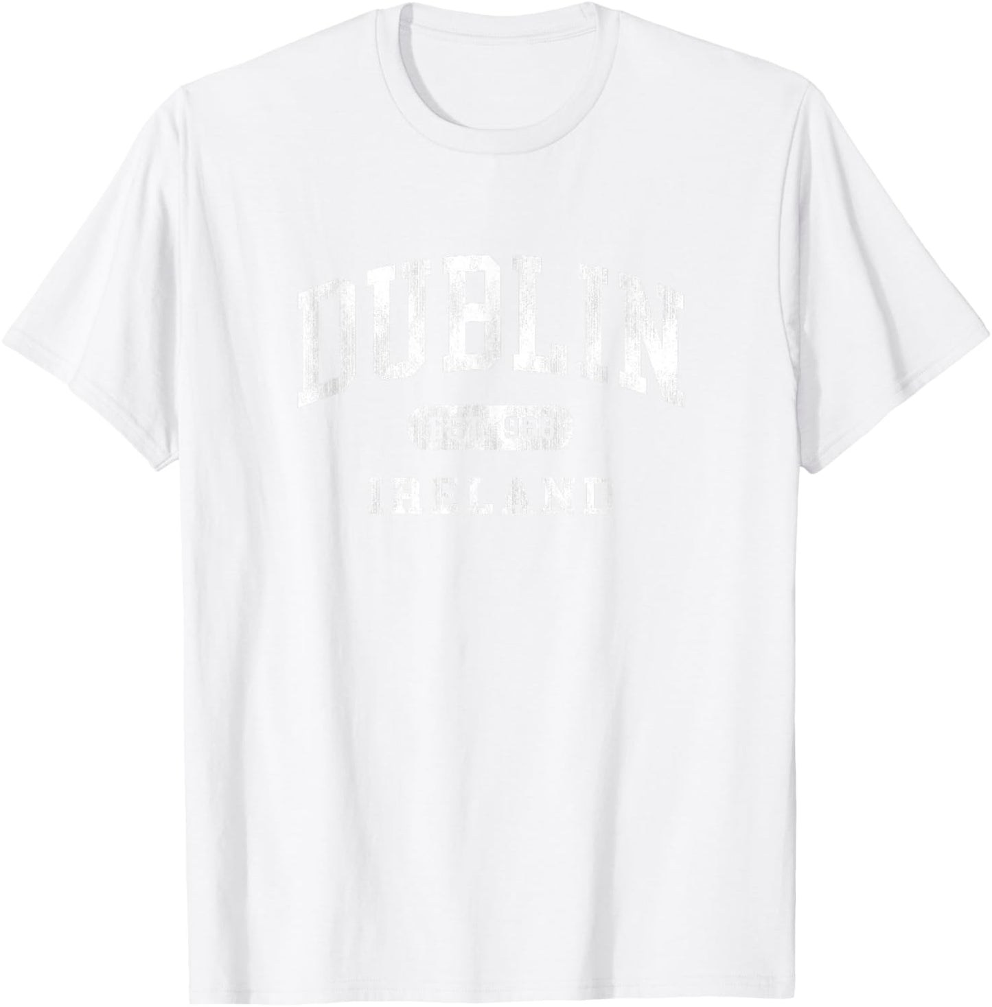 Vintage Dublin Ireland Irish Retro Throwback Kid T-Shirt - T-Shirt | White