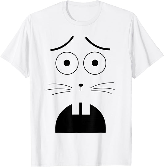 Jasper Rabbit Halloween Costume Funny Boo JEE Boojee Meme T-Shirt - T-Shirt | White