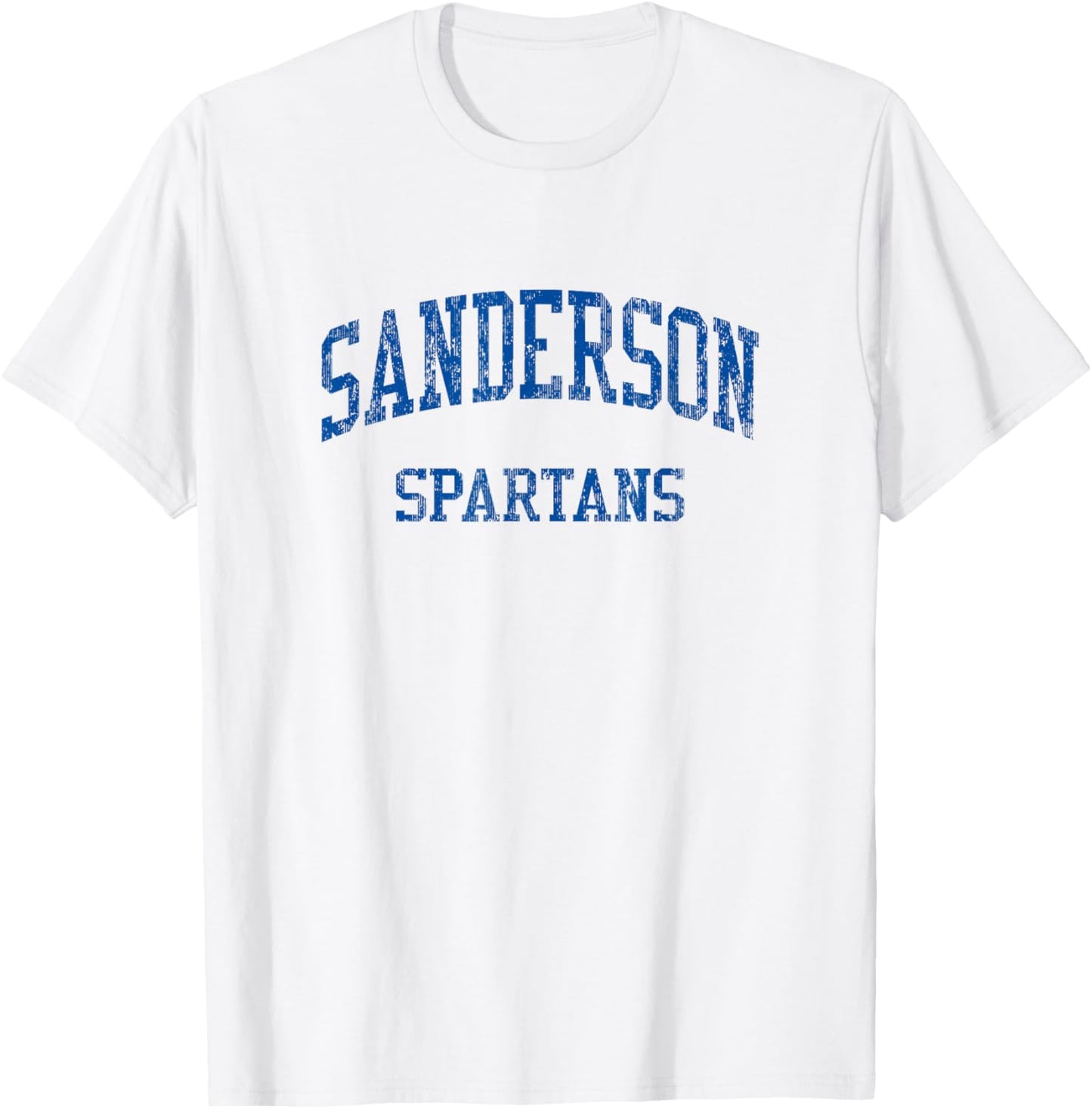Sanderson High School HS Raleigh NC Vintage Sports T-Shirt - T-Shirt | White