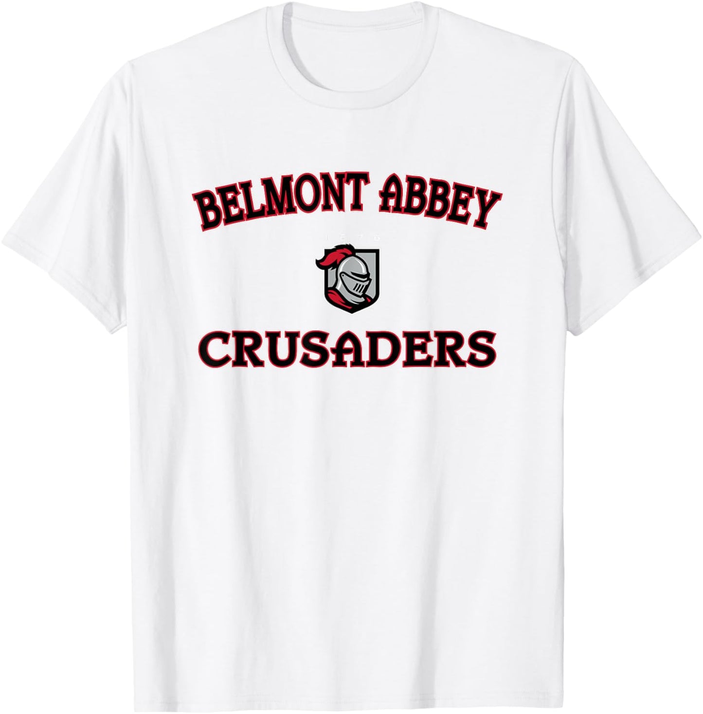 Belmont Abbey College Crusaders Campus Classic T-Shirt - T-Shirt | White