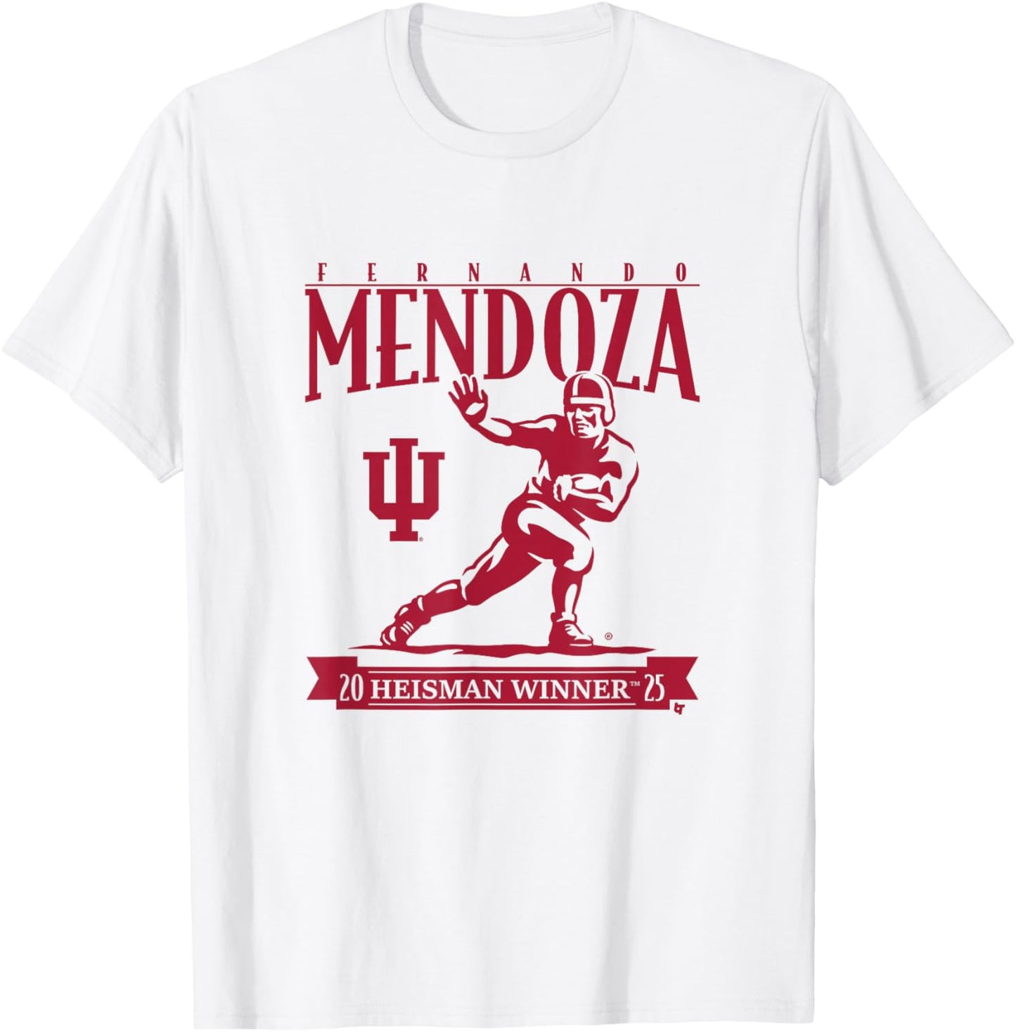 Fernando Mendoza - Heisman Trophy - Indiana Football T-Shirt - T-Shirt | White