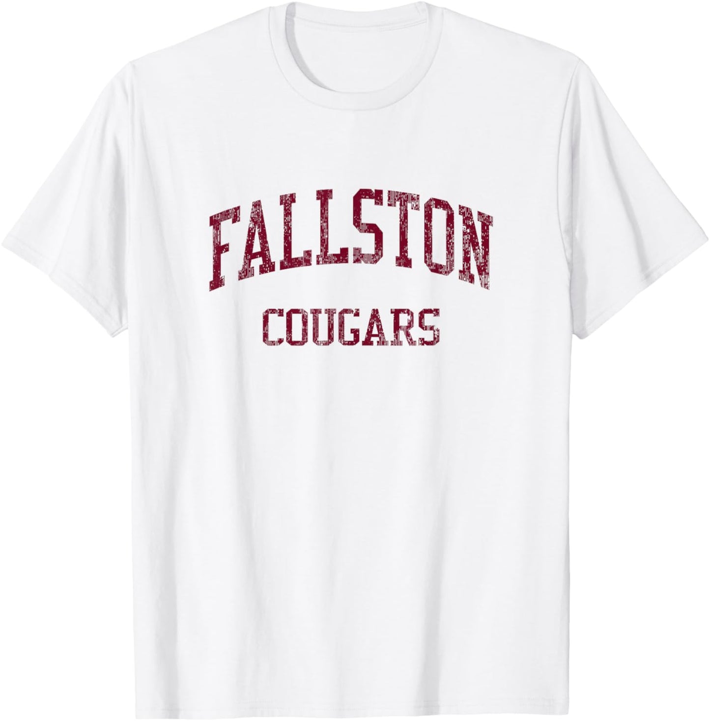 Fallston High School HS Fallston MD Vintage Sports T-Shirt - T-Shirt | White