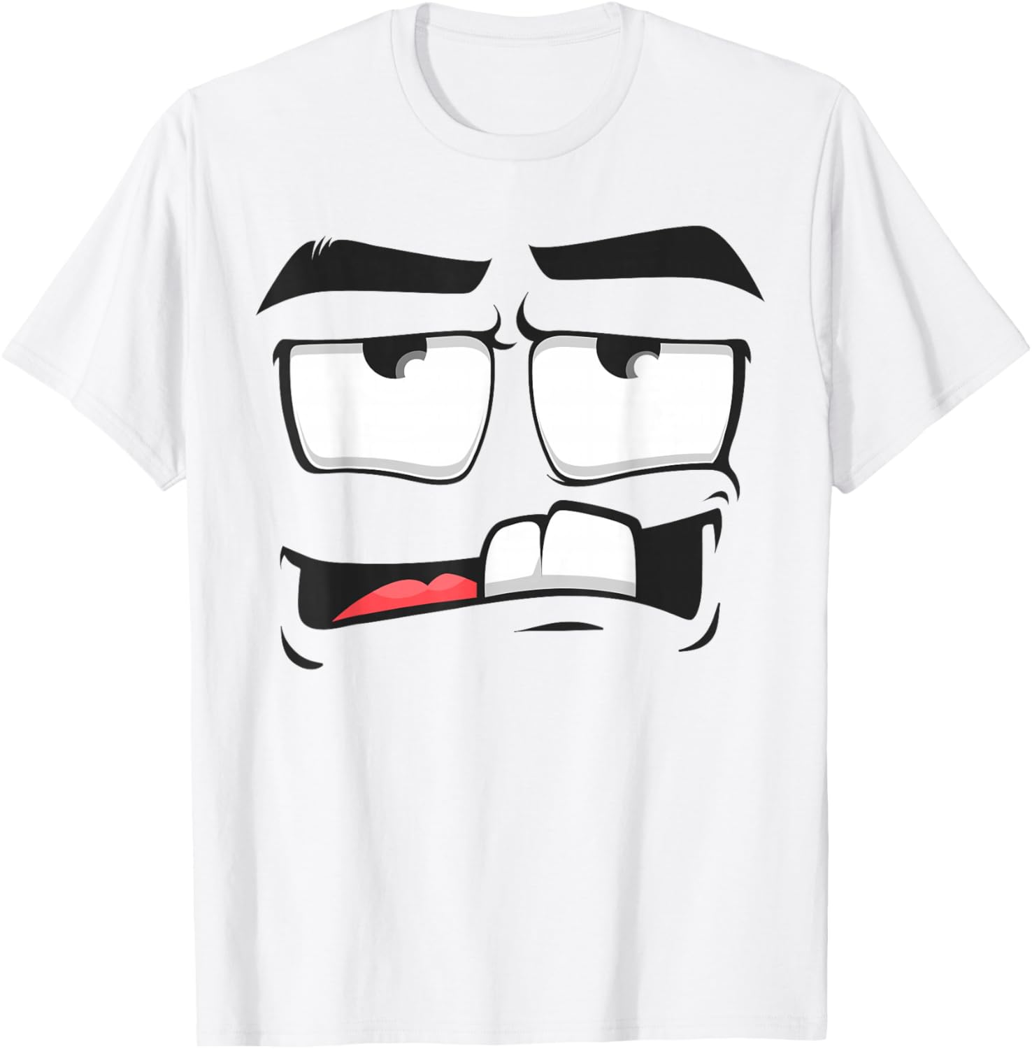 Creepy Carrots Face Funny Halloween Costume Kids and Adults T-Shirt - T-Shirt | White