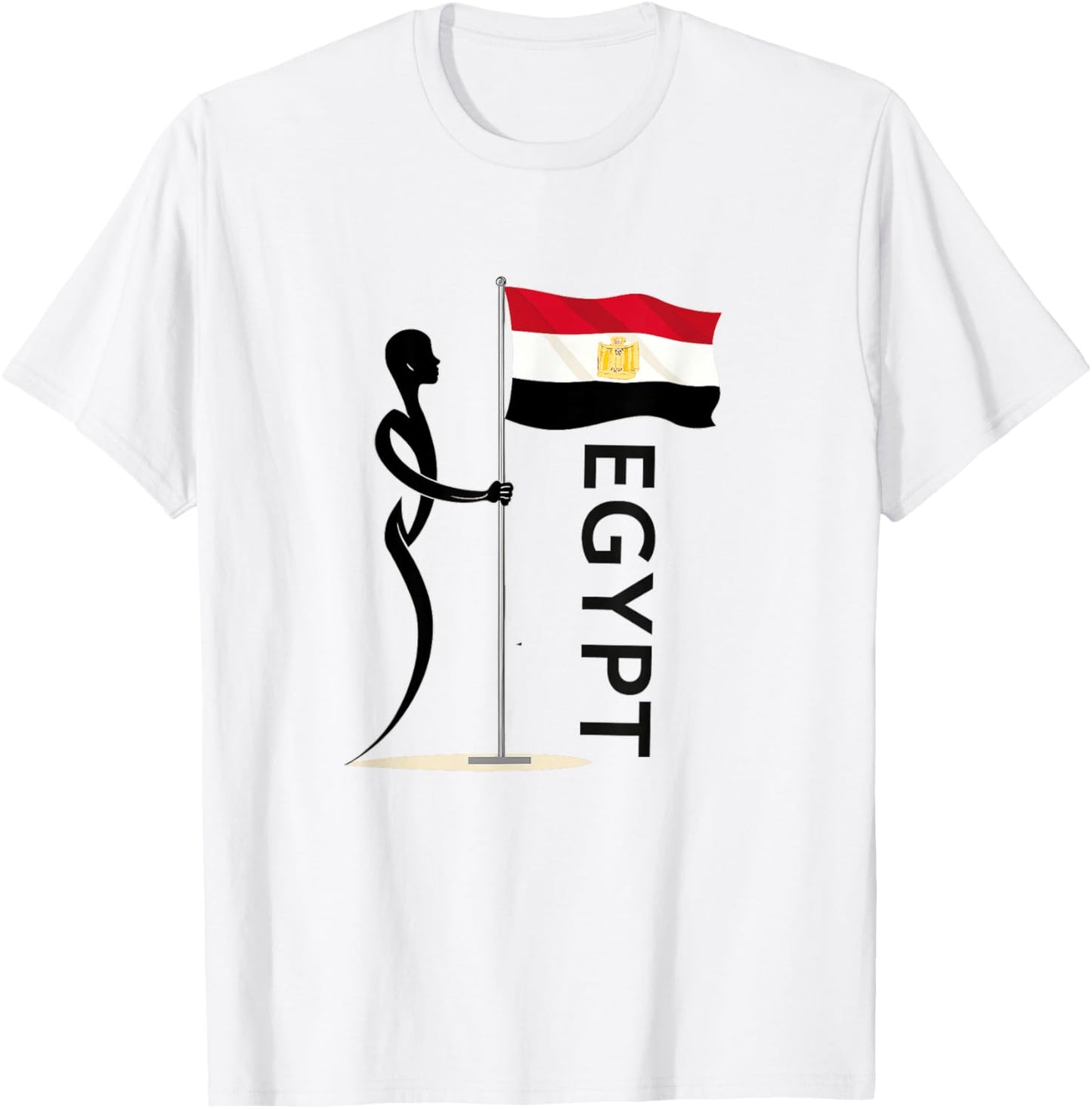 Egyptian Shirt Flag Egypt Women Kids T-Shirt - T-Shirt | White