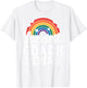 Luckiest Coach Ever St Patricks Day Rainbow Shamrock T-Shirt - T-Shirt | White