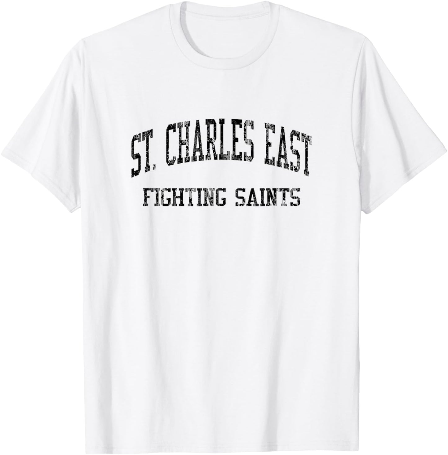 St. Charles East High School HS Saint Charles IL Vintage SPO T-Shirt - T-Shirt | White