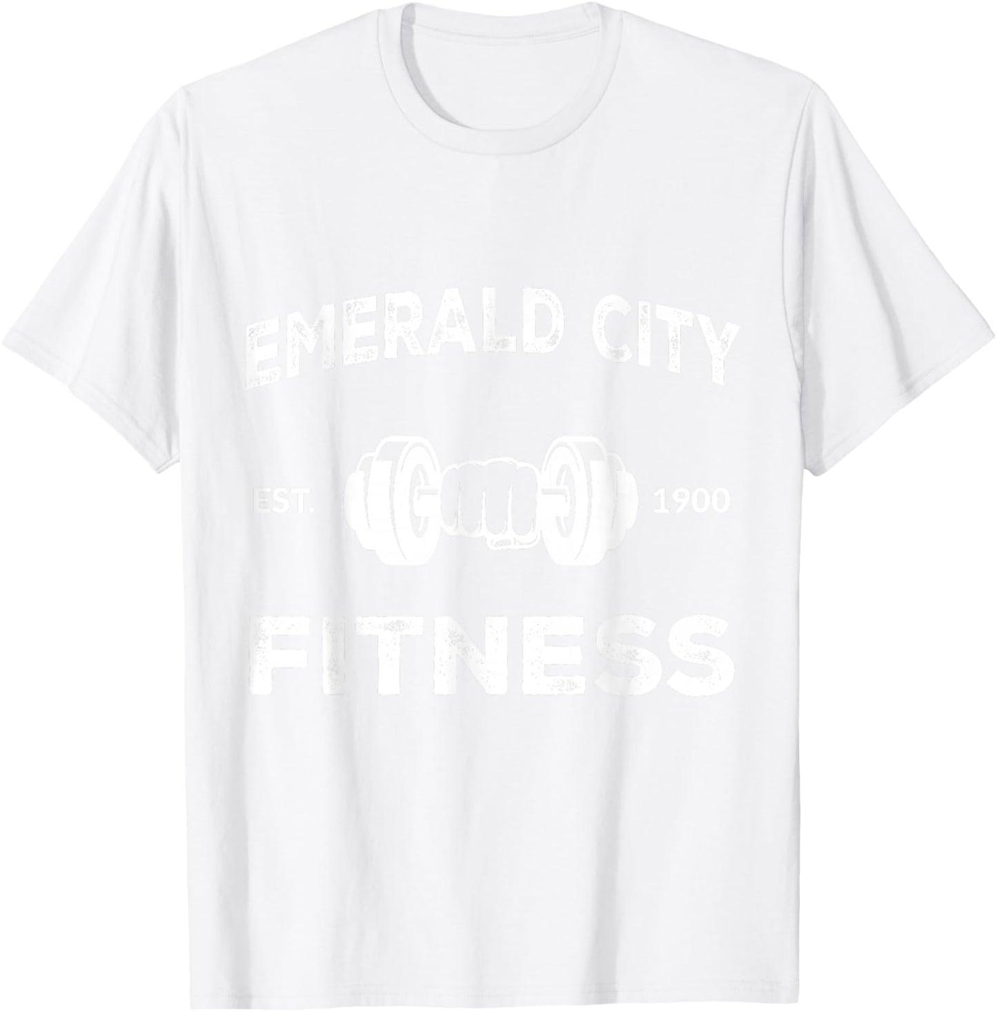 Wizard of Oz Emerald City Fitness Costume Halloween Workout T-Shirt - T-Shirt | White