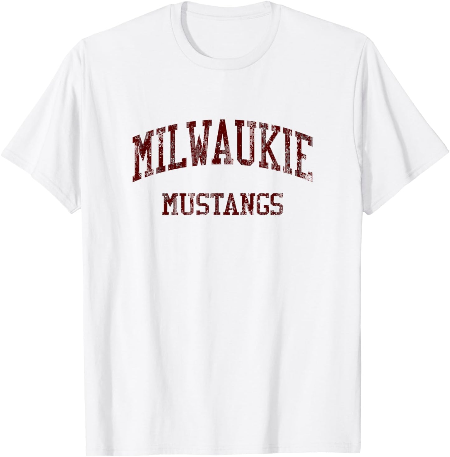 Milwaukie High School HS Milwaukie OR Vintage Sports T-Shirt - T-Shirt | White