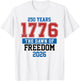 250 Years The Dawn of Freedom American 1776 2026 250th T-Shirt - T-Shirt | White