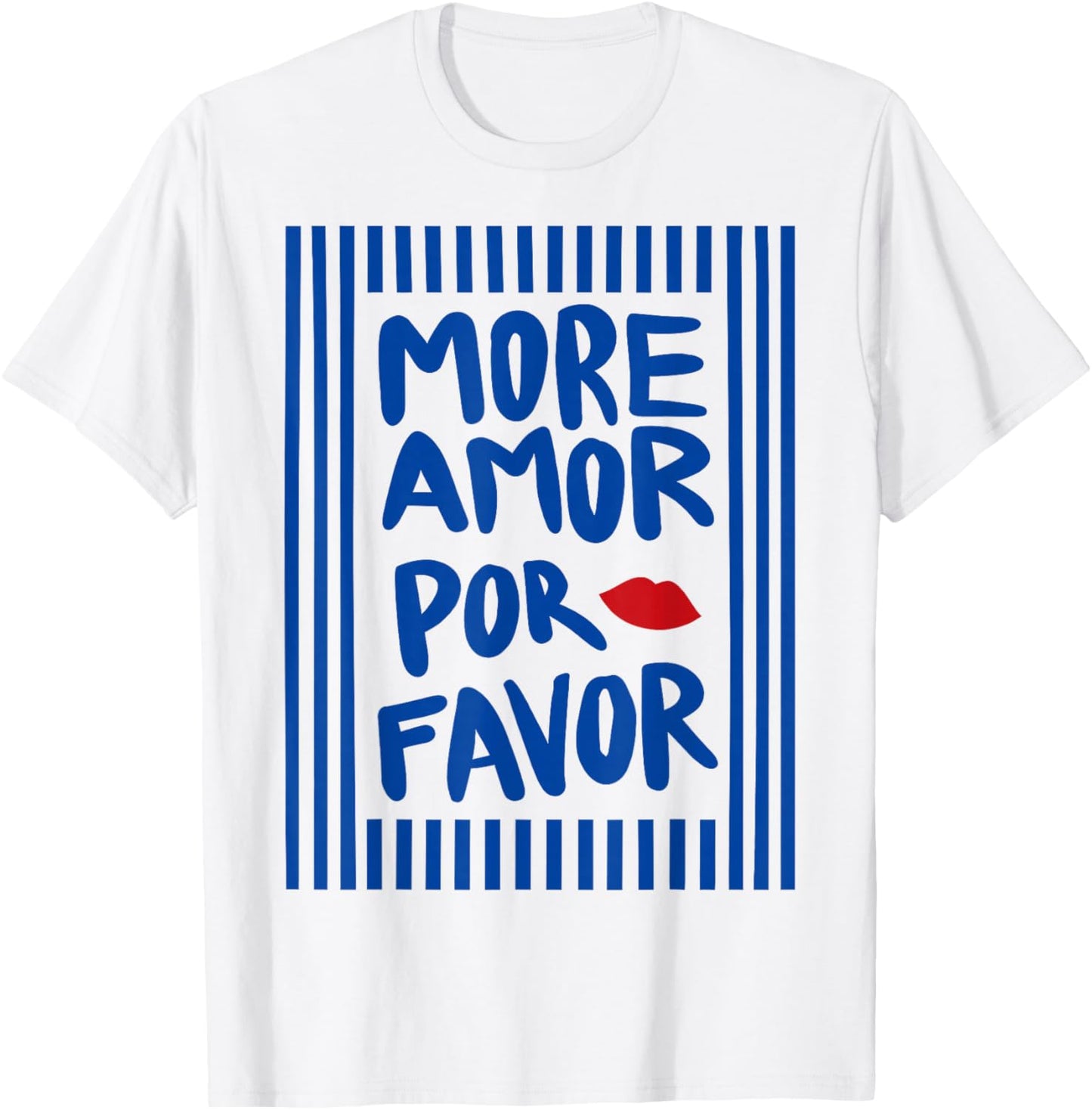 More Amor POR Favor X KISS - More Love Selflove T-Shirt - T-Shirt | White