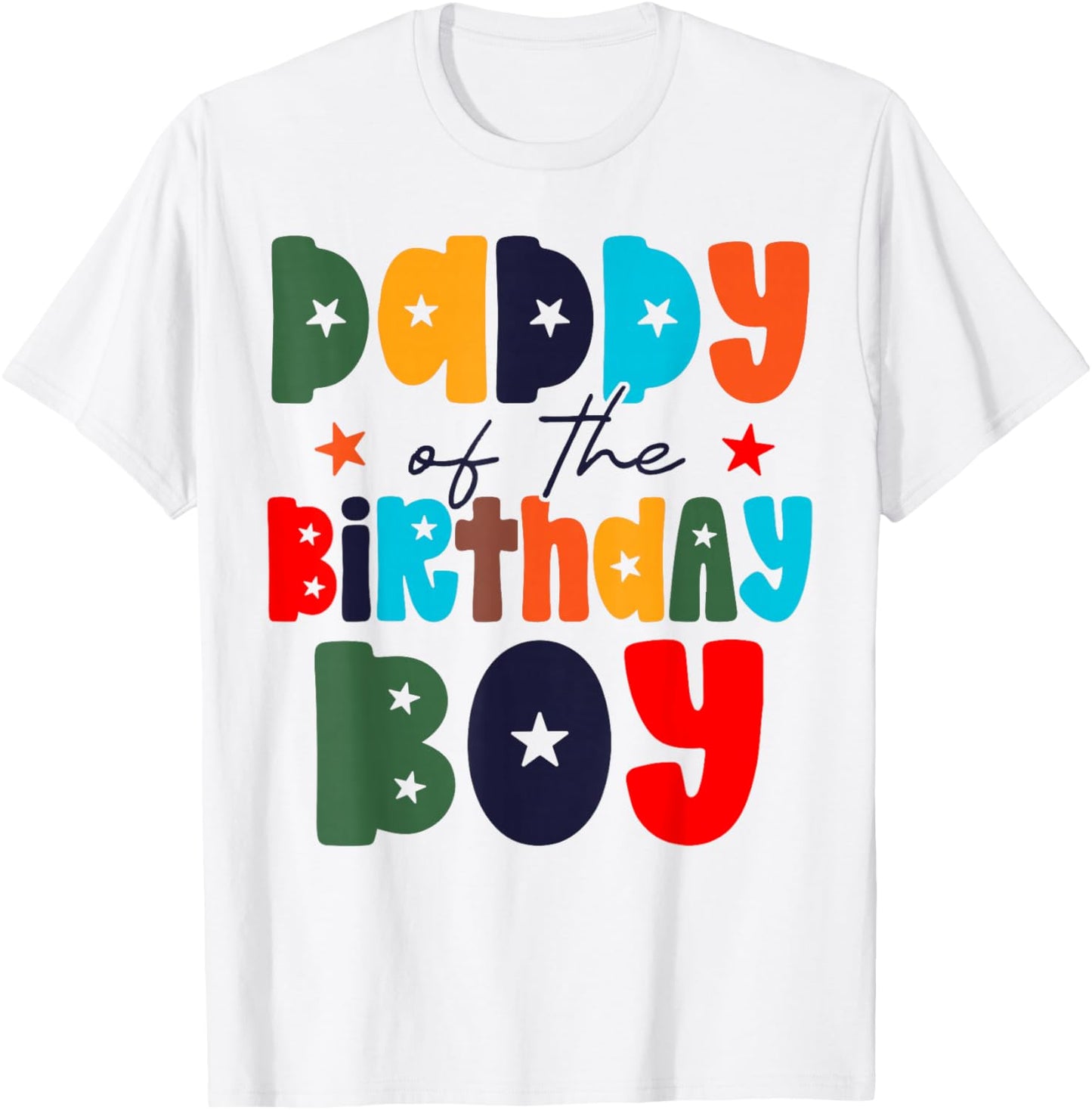 Dad of The Birthday Boy Matching Family Birthday Party T-Shirt - T-Shirt | White