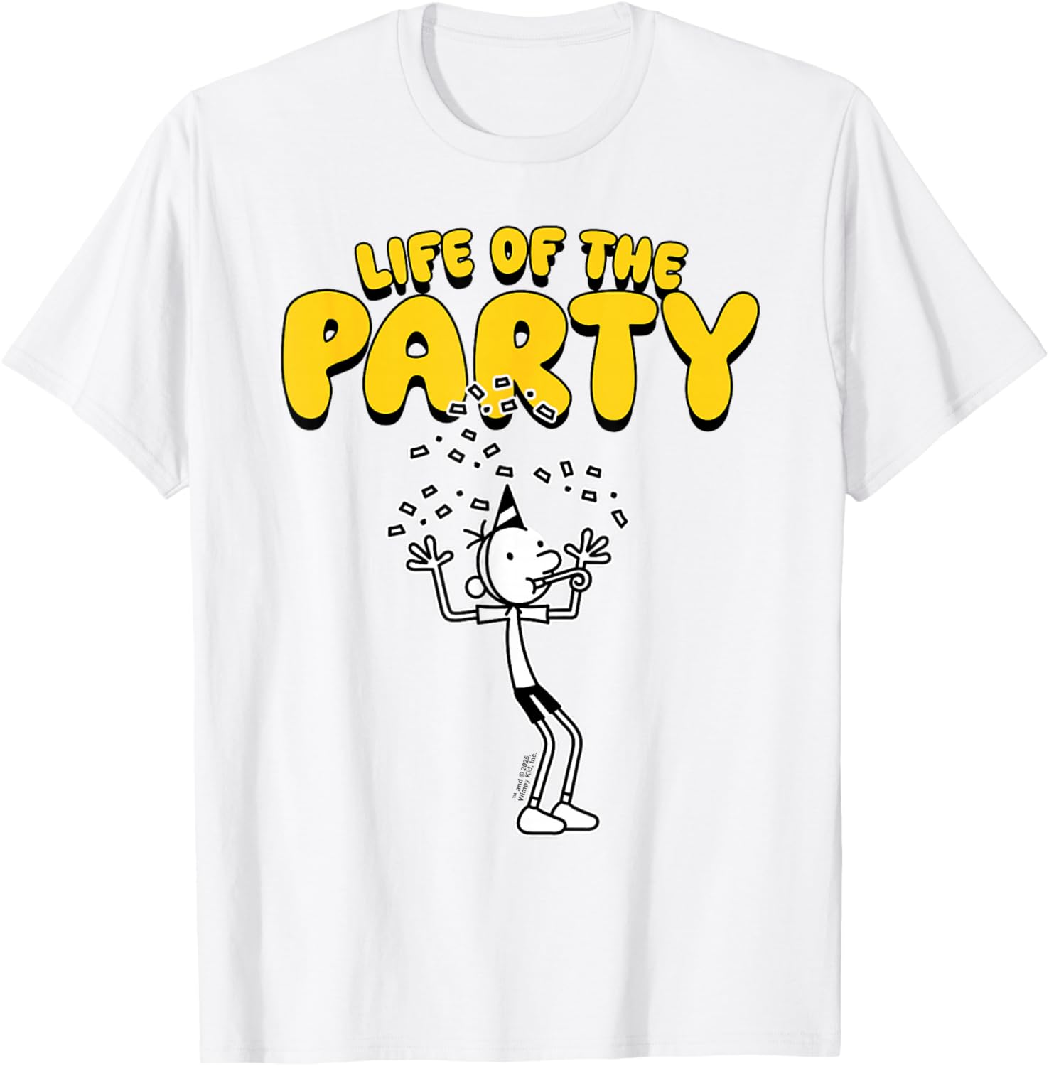 Diary of a Wimpy Kid Life of The Party T-Shirt - T-Shirt | White