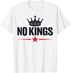 No Kings in America Shirt March 28 2026 No Kings Day T-Shirt - T-Shirt | White
