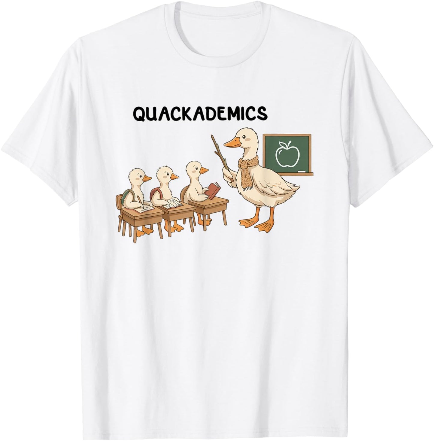 Funny Goose Teacher Club Back to School Elementary Teaching T-Shirt - T-Shirt | White