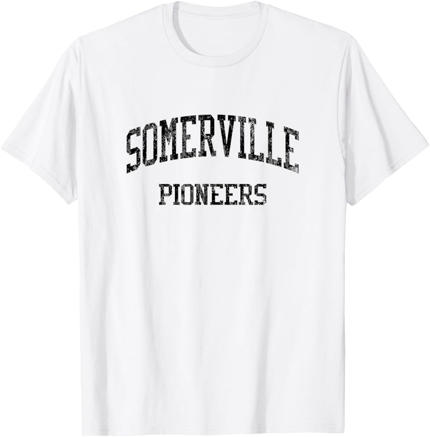 Somerville High School HS Somerville NJ Vintage Sports T-Shirt - T-Shirt | White