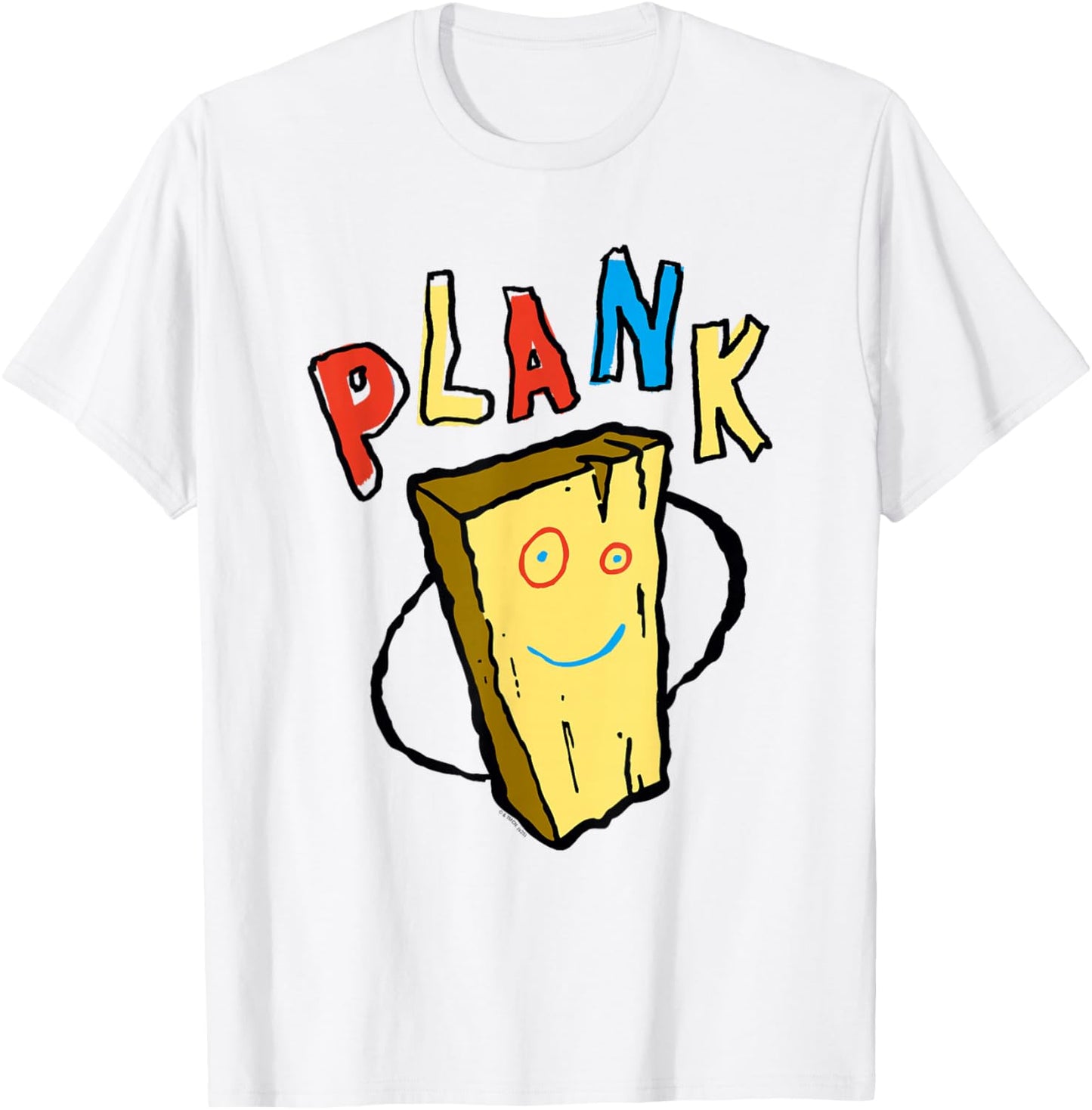 Ed, EDD N Eddy Hand Drawn Plank Illustration Retro Cartoon T-Shirt - T-Shirt | White