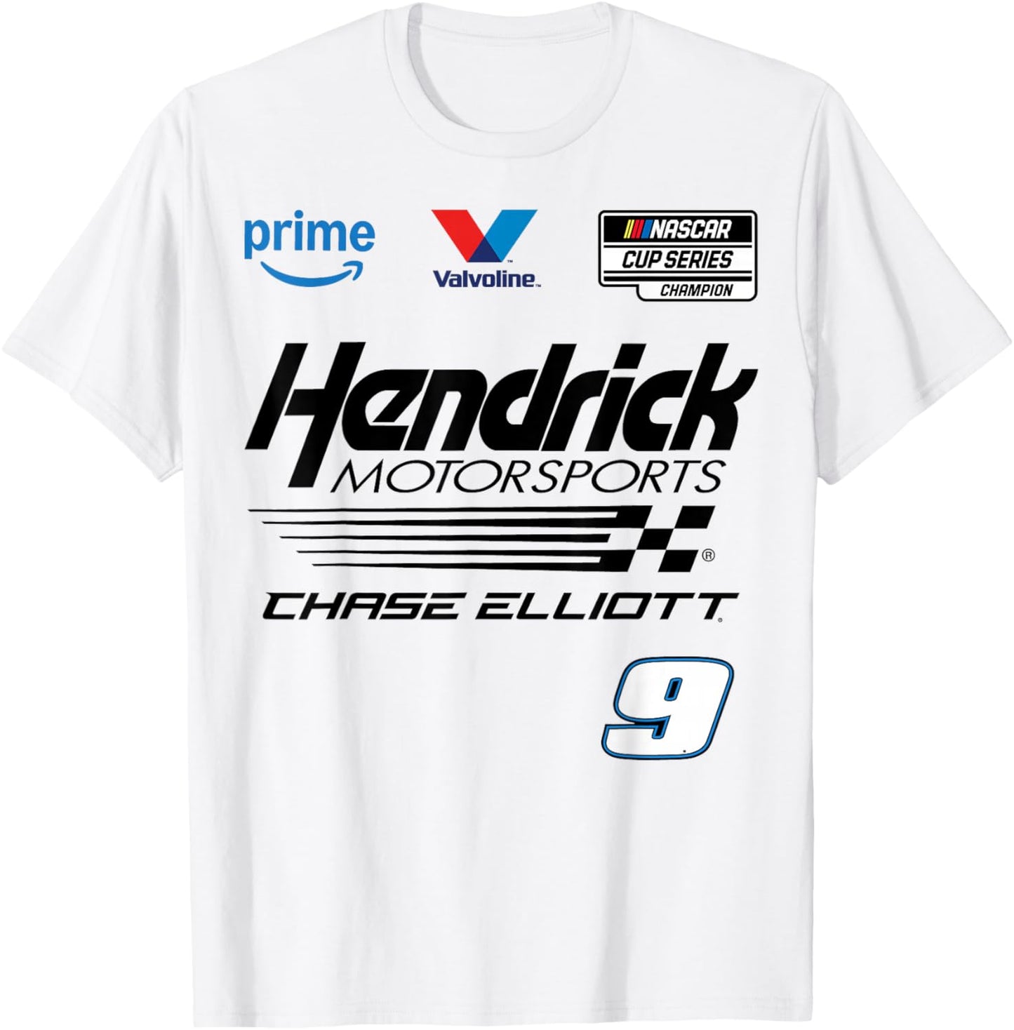 NASCAR - Chase Elliott - Hendrick Motorsports Jersey T-Shirt - T-Shirt | White