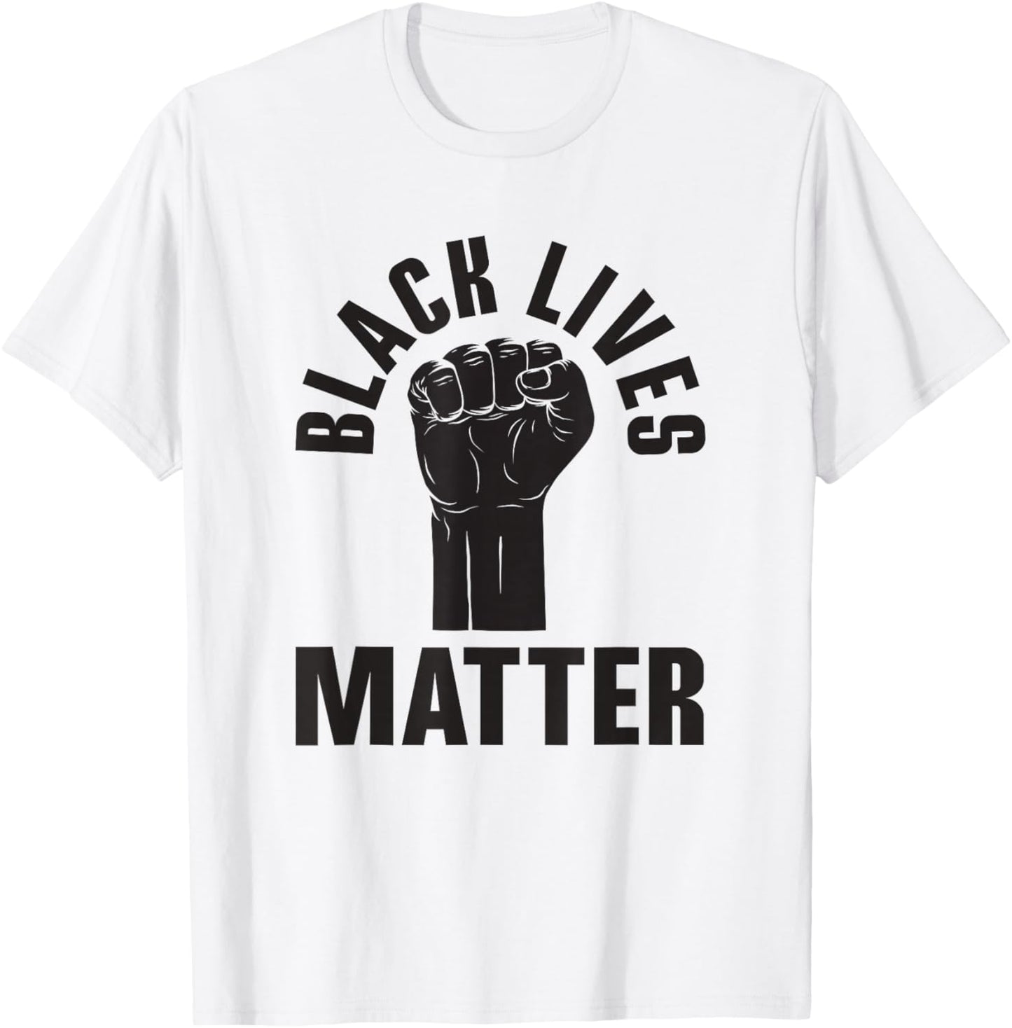Black Lives Matter Equality Black History Month T-Shirt - T-Shirt | White