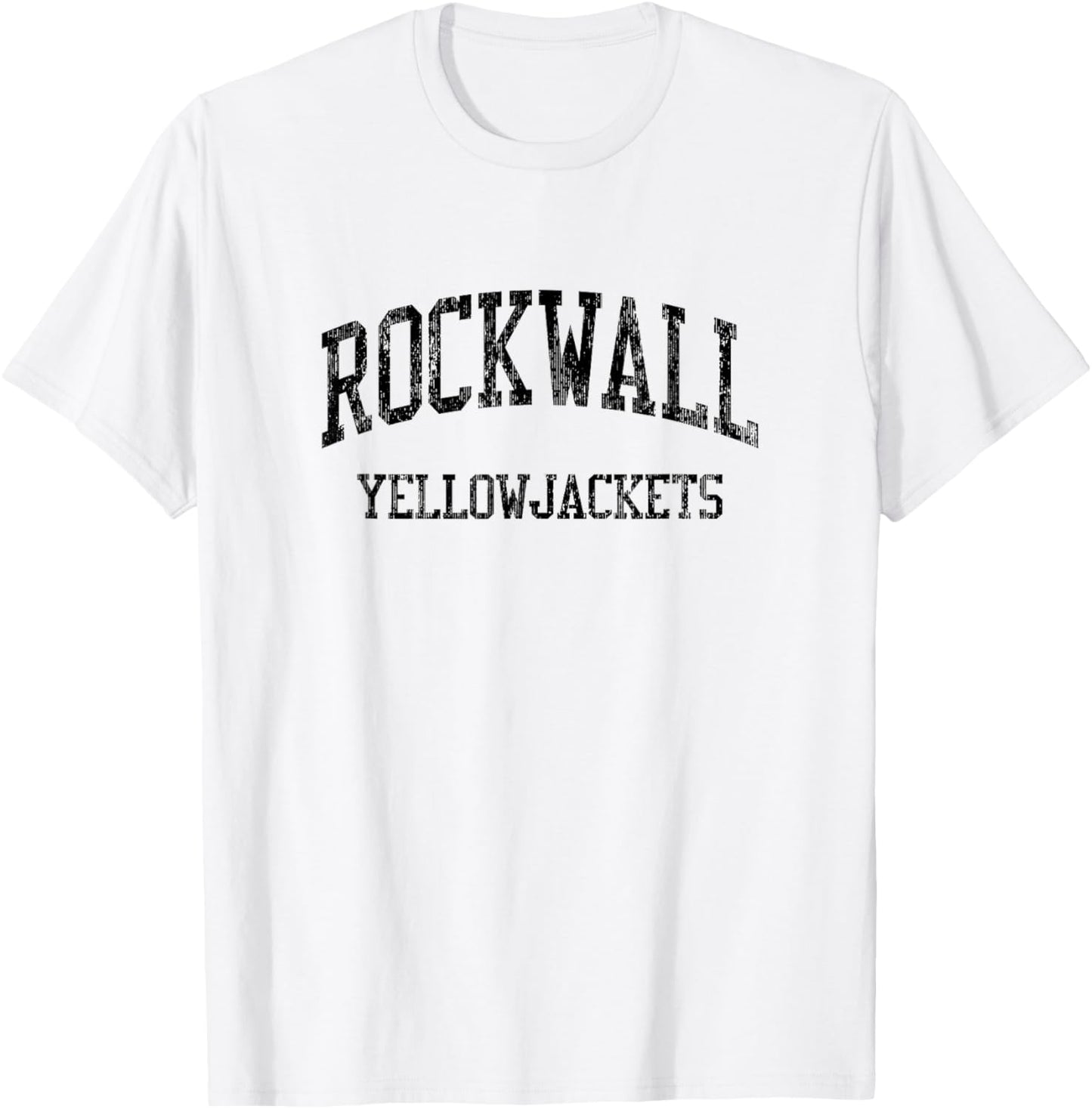 Rockwall High School HS Rockwall TX Vintage Sports T-Shirt - T-Shirt | White