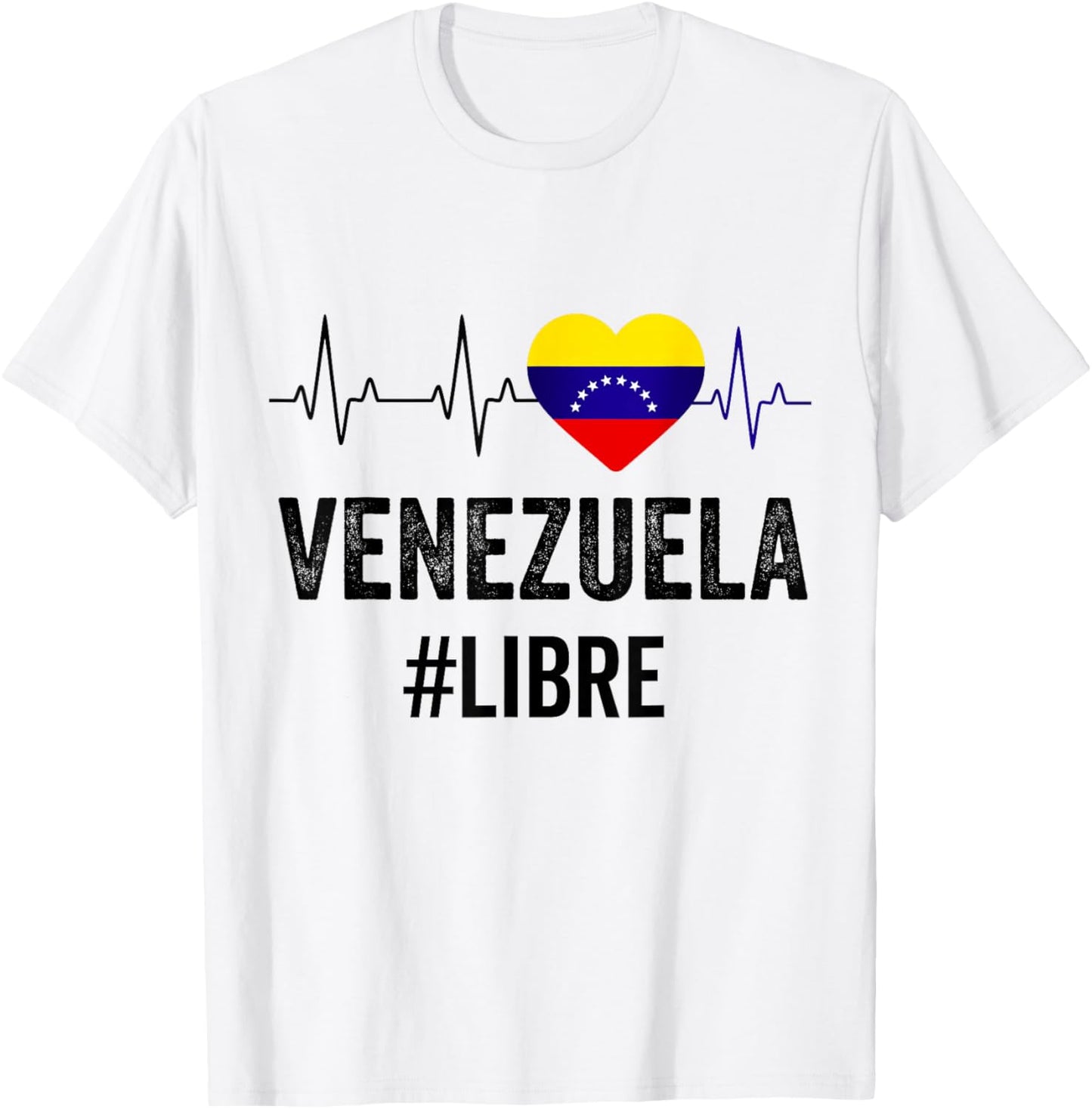 Venezuela Libre Flag Pride Bandera Venezolana Camiseta Root T-Shirt - T-Shirt | White