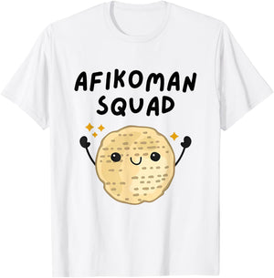 Passover Afikoman Squad Cute Pesach Toddler Kids T-Shirt - T-Shirt | White