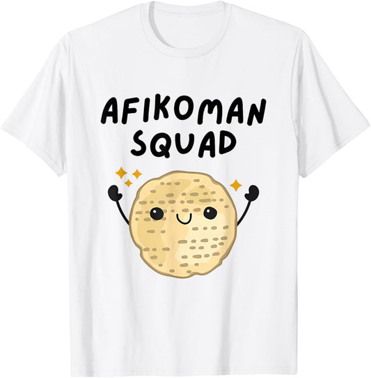 Passover Afikoman Squad Cute Pesach Toddler Kids T-Shirt - T-Shirt | White