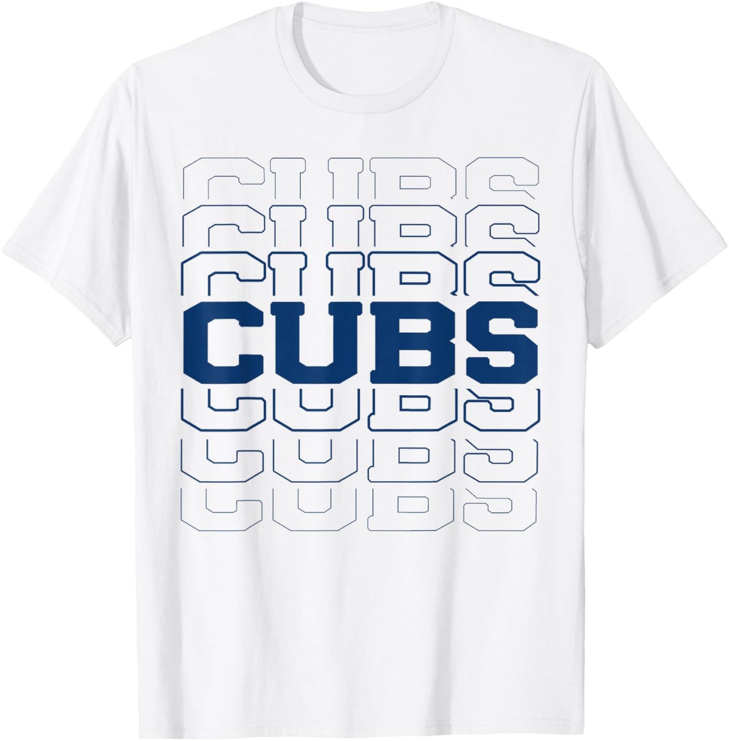 White Vintage Cubs Name Personalized Retro Women Kid T-Shirt - T-Shirt | White