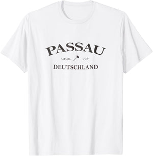 Passau Germany | Passau Deutschland Graphic Print T-Shirt - T-Shirt | White