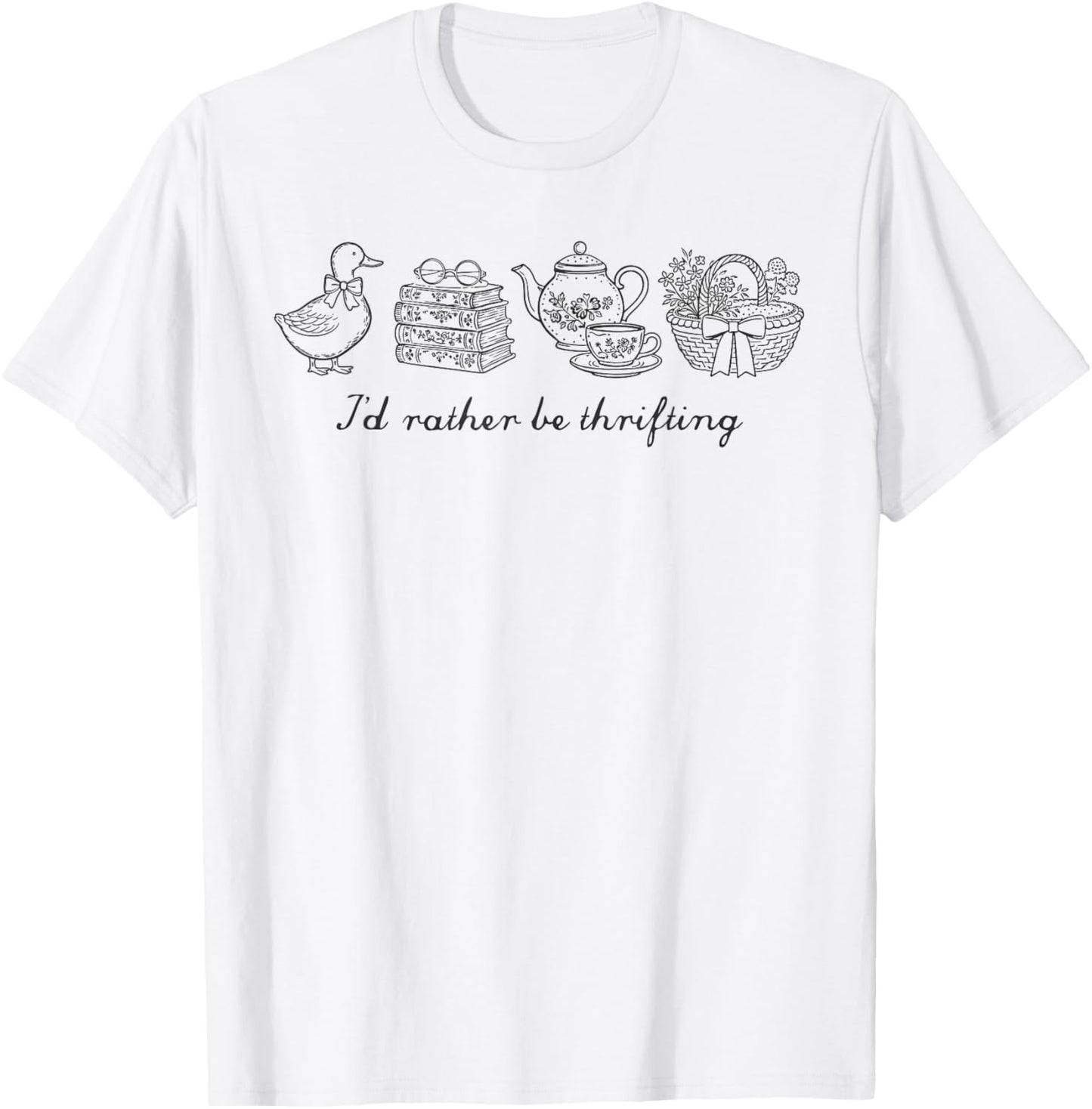 Take Me to The Thrift Shop Take Me Thrifting T-Shirt - T-Shirt | White