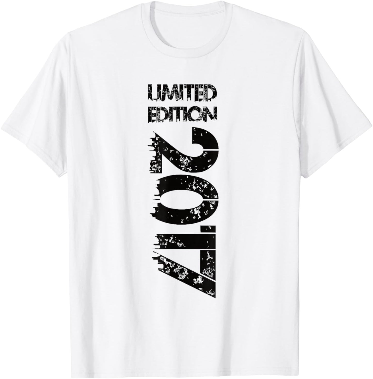 Limited Edition 2017 Birthday 2017 Vintage 2017 T-Shirt - T-Shirt | White
