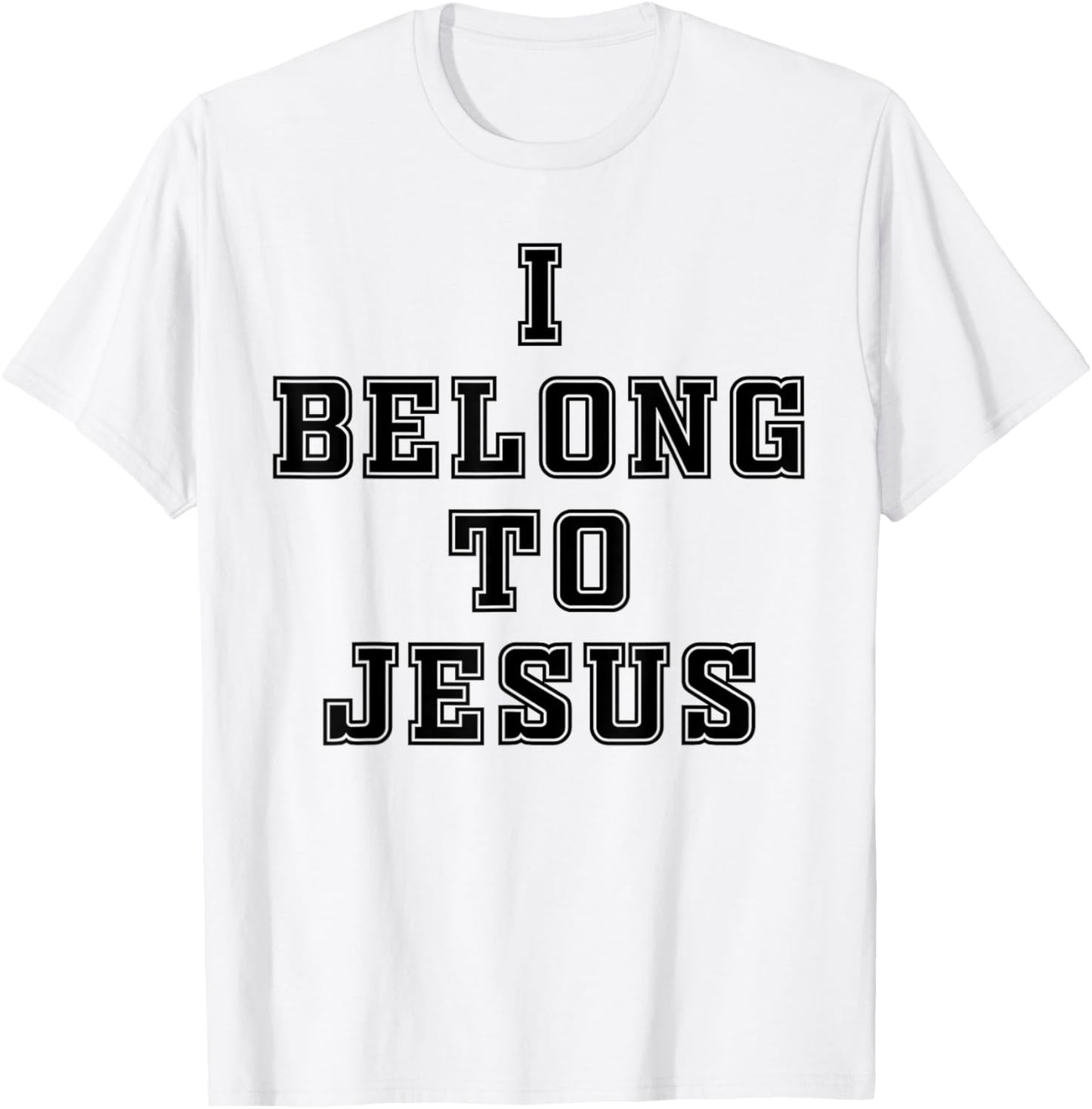 I Belong to Jesus Christian Faith Men Women Kids T-Shirt - T-Shirt | White