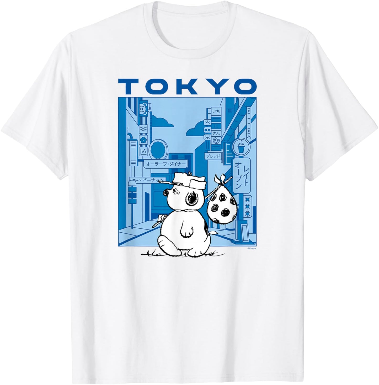 Peanuts - Olaf - Tokyo Street T-Shirt - T-Shirt | White