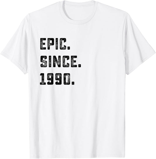 36th Birthday Gift Epic Since 1990 36 Years Old T-Shirt - T-Shirt | White