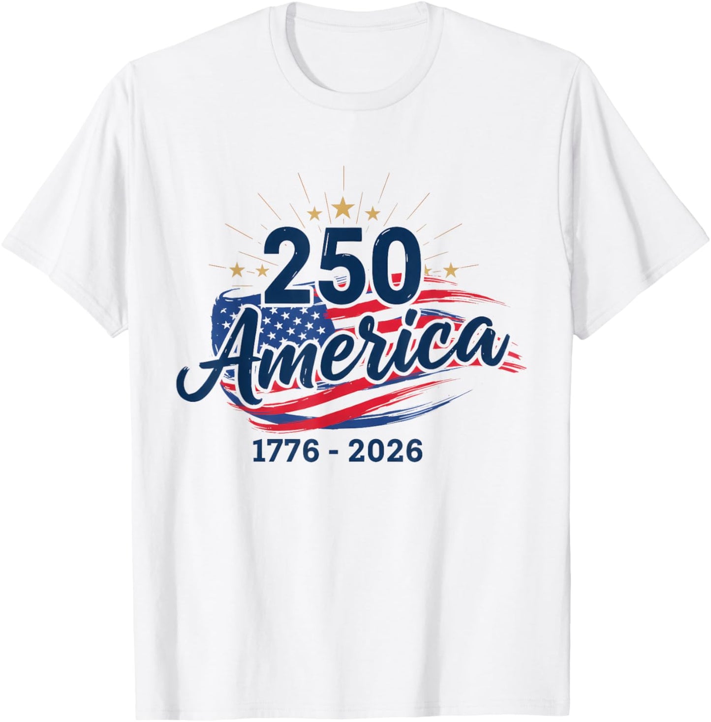 Women Kids Girls 250 Years American 1776 2026 250th USA T-Shirt - T-Shirt | White