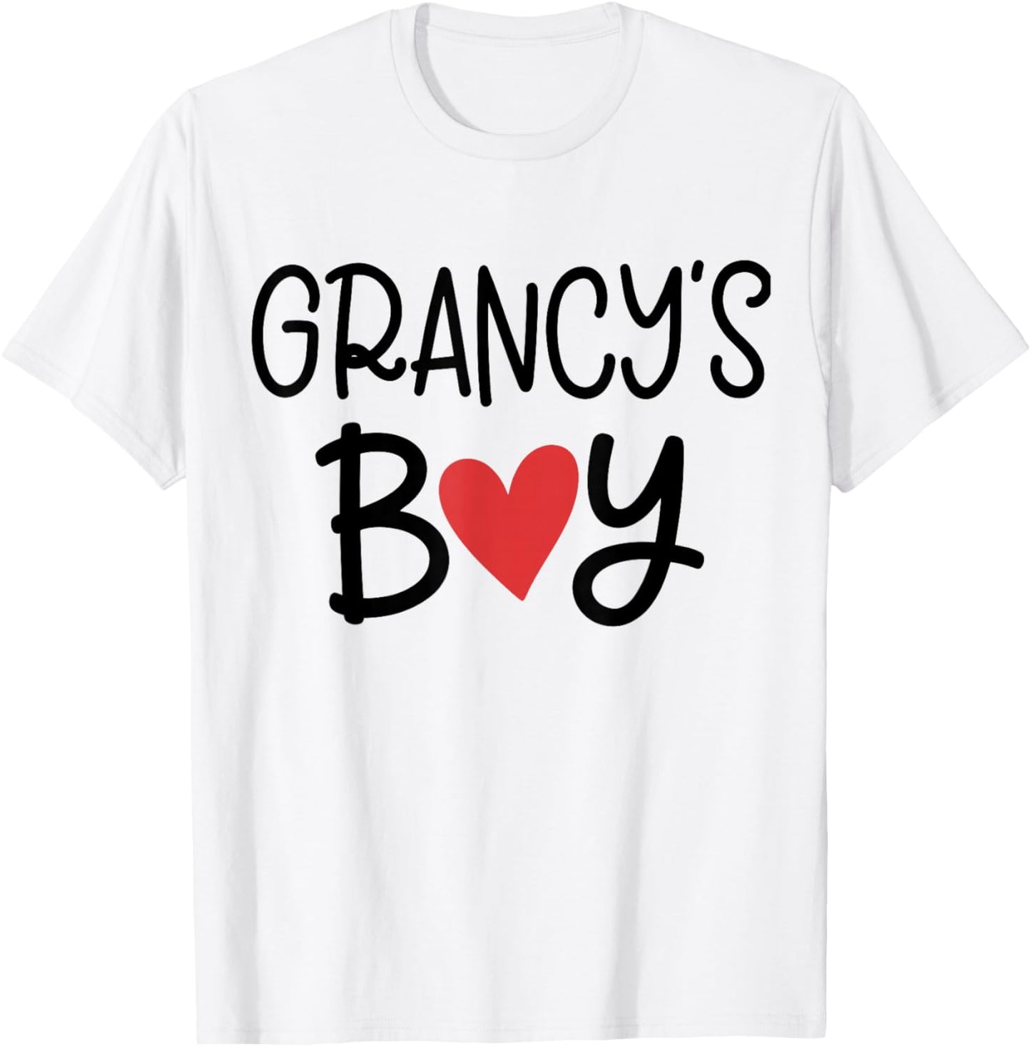 GRANCY’S Boy Favorite Child Grandma Funny Mothers Day T-Shirt - T-Shirt | White