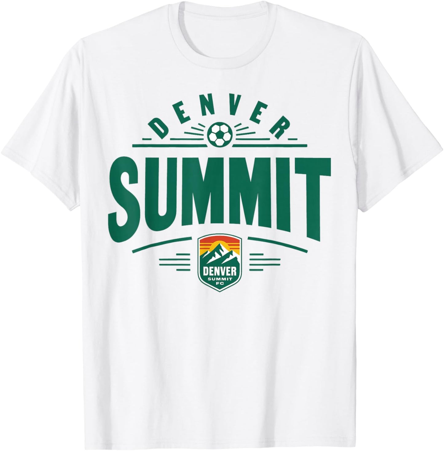 NWSL - Denver Summit - Deco Modern T-Shirt - T-Shirt | White