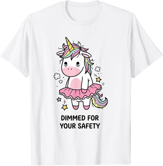 Funny Unicorn Sarcastic Meme Lover Kawaii Dry Humor Women T-Shirt - T-Shirt | White