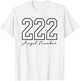Angel Number 222 Numerology Spirituality T-Shirt - T-Shirt | White