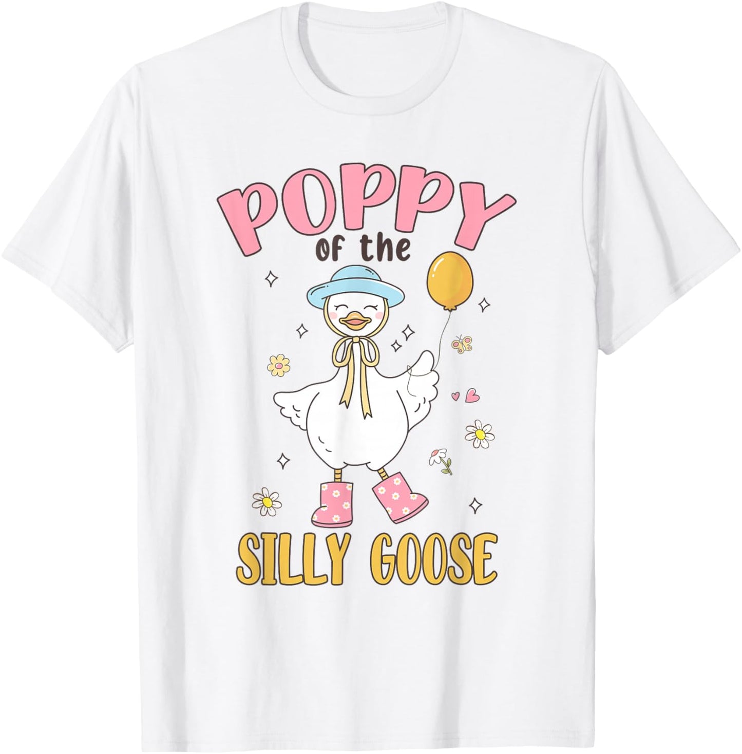 Poppy of The Silly Goose First Birthday Family Matching T-Shirt - T-Shirt | White