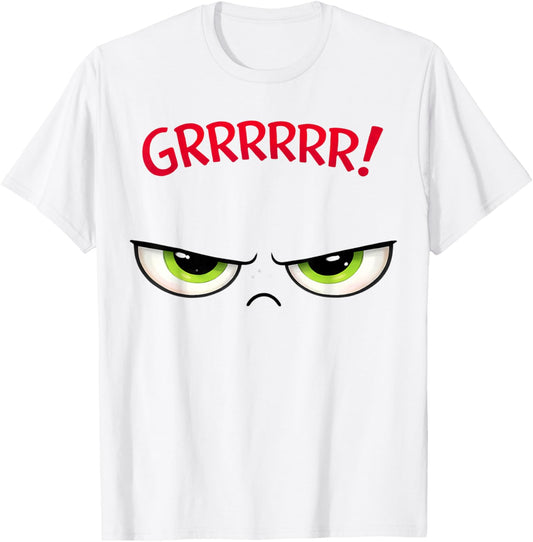 The Green Sour Grape Grrrrrrr Kids Costume T-Shirt - T-Shirt | White