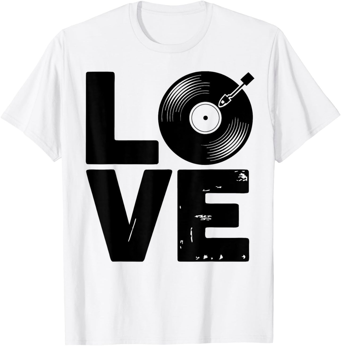 Vinyl Lover Record Collector Turntable Music T-Shirt - T-Shirt | White