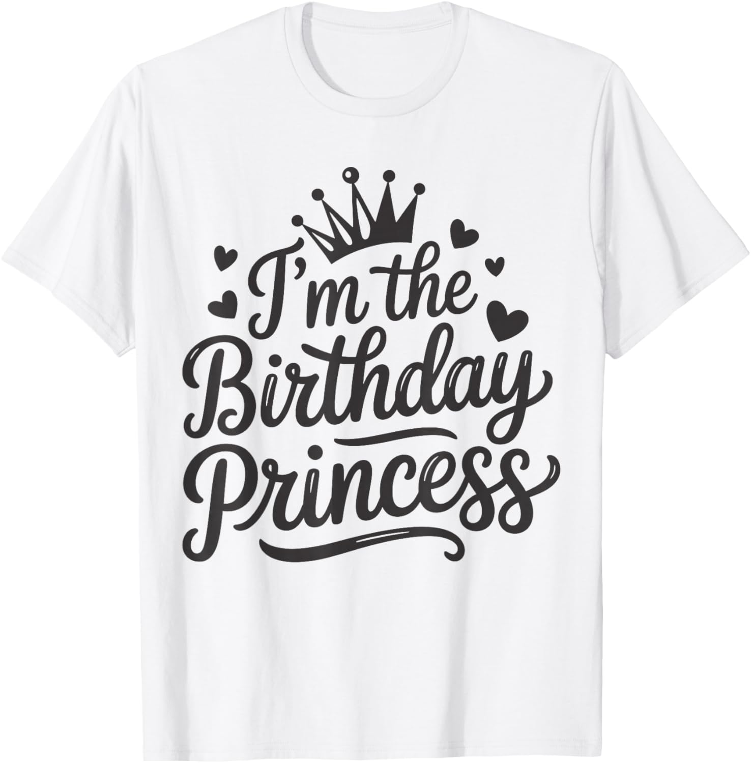 I'm The Birthday Princess Party Birthday Girl T-Shirt - T-Shirt | White